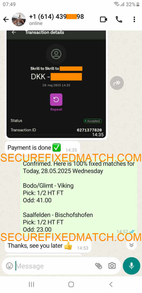 Fixed Match 100% Sure