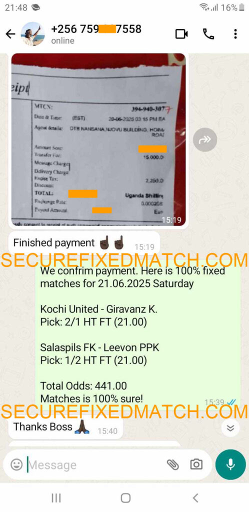 Fixed Matches