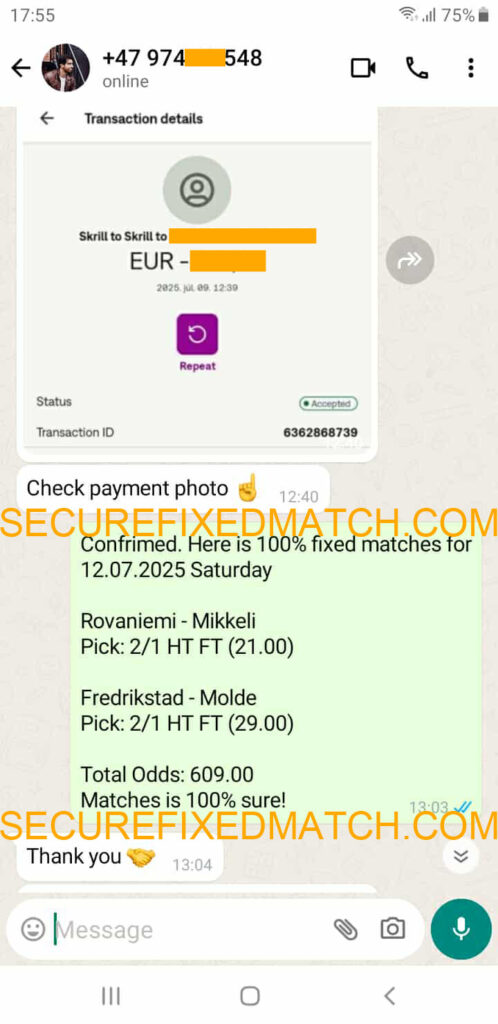 Fixed Matches