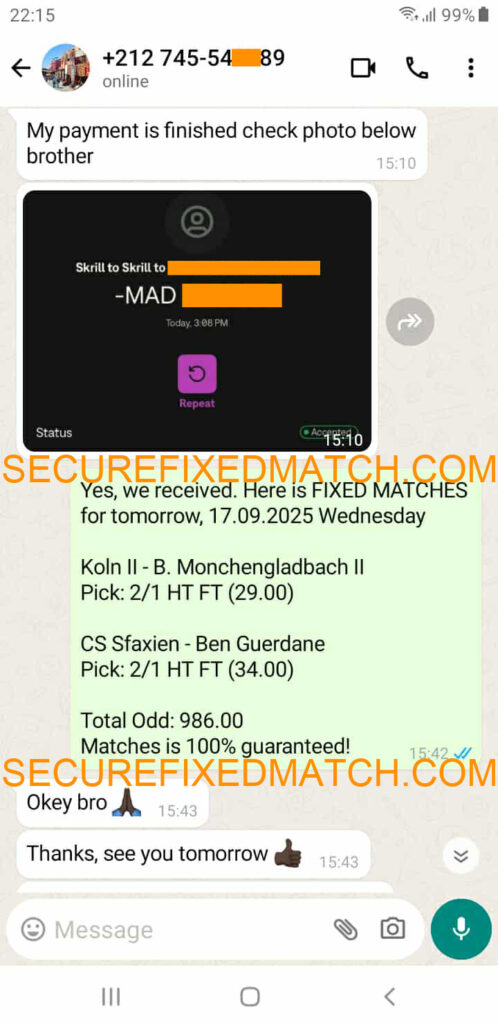Fixed Matches