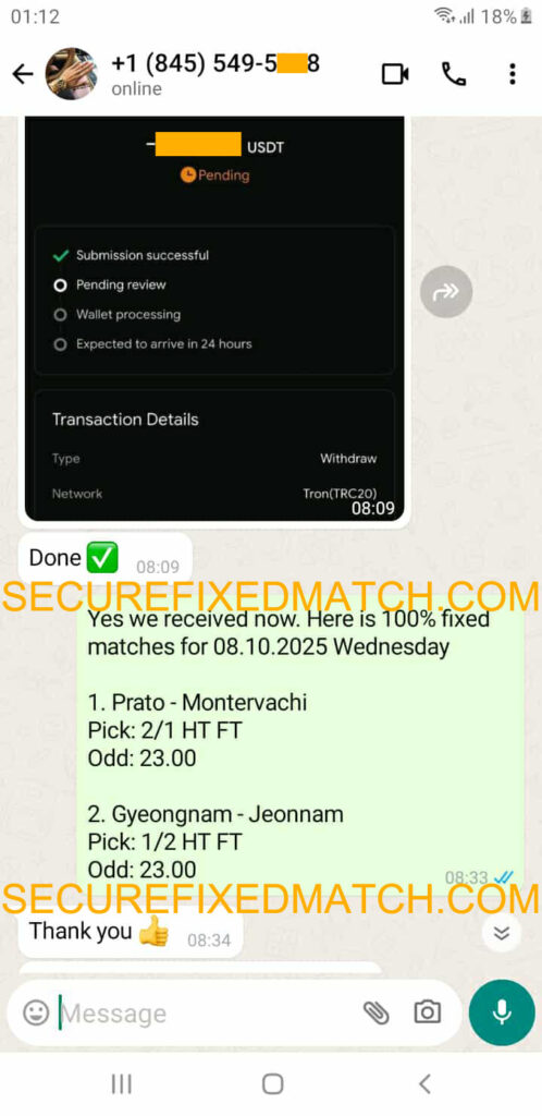 Fixed Matches