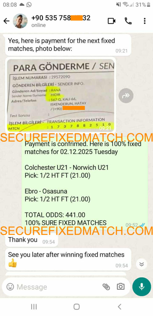 Fixed Matches