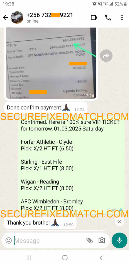 Best Fixed Matches