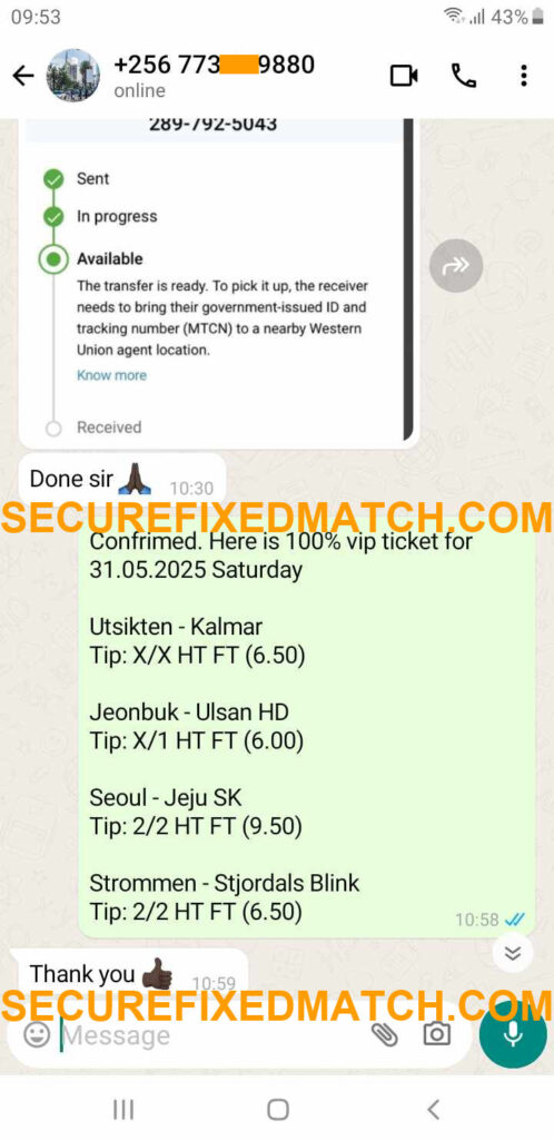 100% Sure Fixed Match