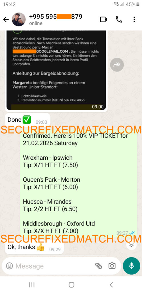 Fixed Matches 100% Sure Fixed Matches 100% Sure