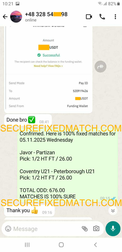 Fixed Matches