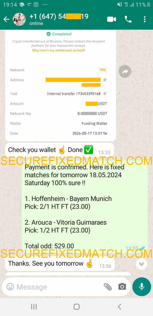 Buy Fixed Matches
