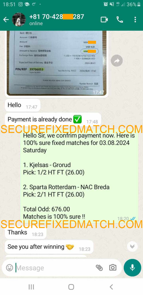 Buy Fixed Match