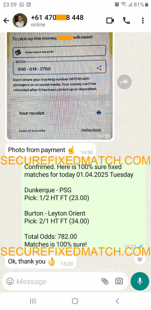 Fixed Matches