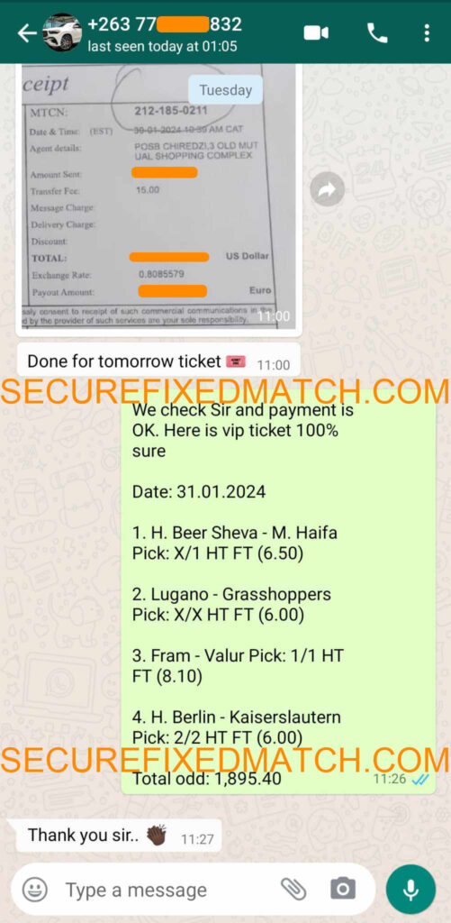 Football Fixed Secure Match