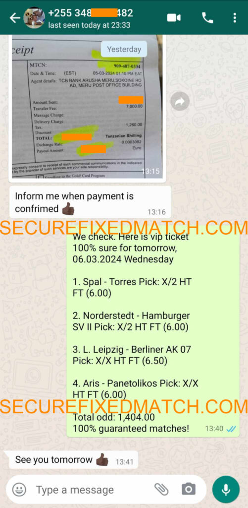 Buy Fixed Match