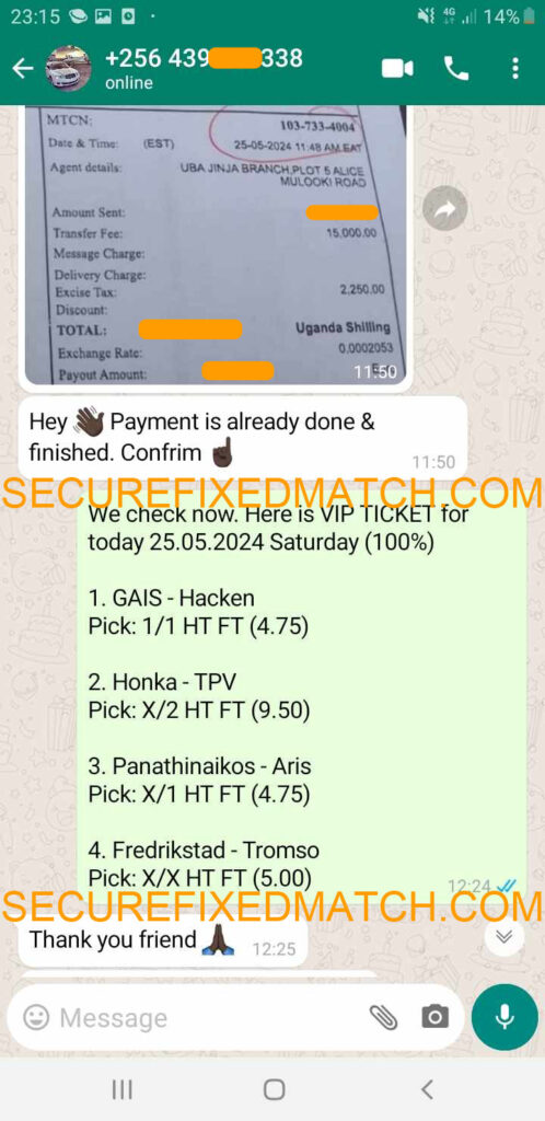 Betting Fixed Matches