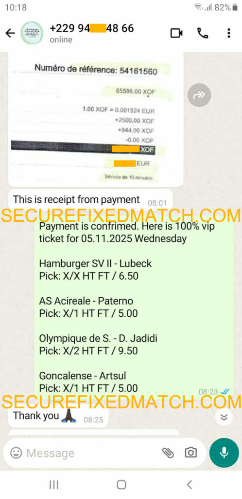 Correct Fixed Matches
