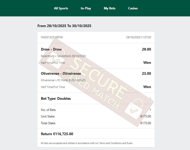 Fixed Match Fixed Match