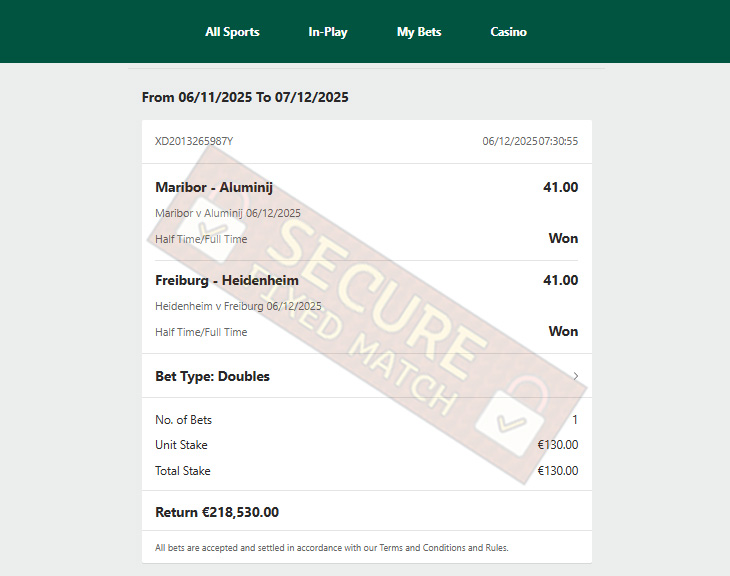 Fixed Match Fixed Match