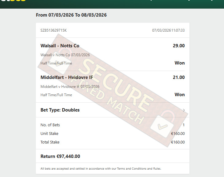 Fixed Match Fixed Match