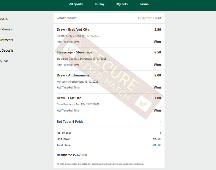 Fixed Match 100% Sure Fixed Match 100% Sure