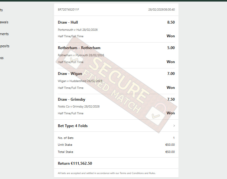 Fixed Match 100% Sure Fixed Match 100% Sure